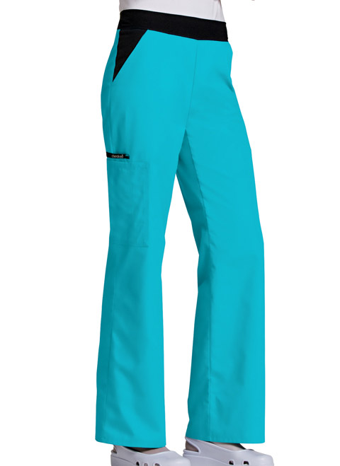 Женский хирургический костюм cs2831 Cherokee Flexibles (Contrast Black) в интернет-бутике Clinic Style